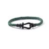 European and American Stainless Steel Nylon Rope Hand Rope Men and Women Couple Casual Trendy Color