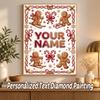 Christmas Custom Name Text 5D Diamond Painting Kit DIY Full Drill Diamond Art Decoration