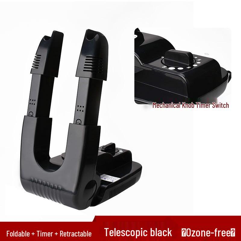 Smart Folding Shoe Dryer with UV Ozone Disinfection and Timer Function