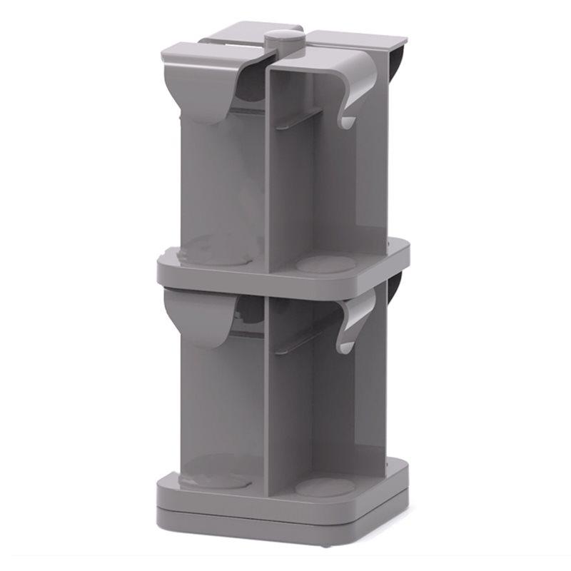 Water Dispenser Mounted Refrigerator Organizer Storage Rack Double-Tier Kitchen Countertop Water Cup Holder
