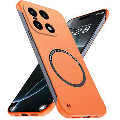 High Quality Ultra-thin Frameless for Magsafe Case for OnePlus 15 Magnetic Wireless Charging Matte Lens Protect Shockproof Cover