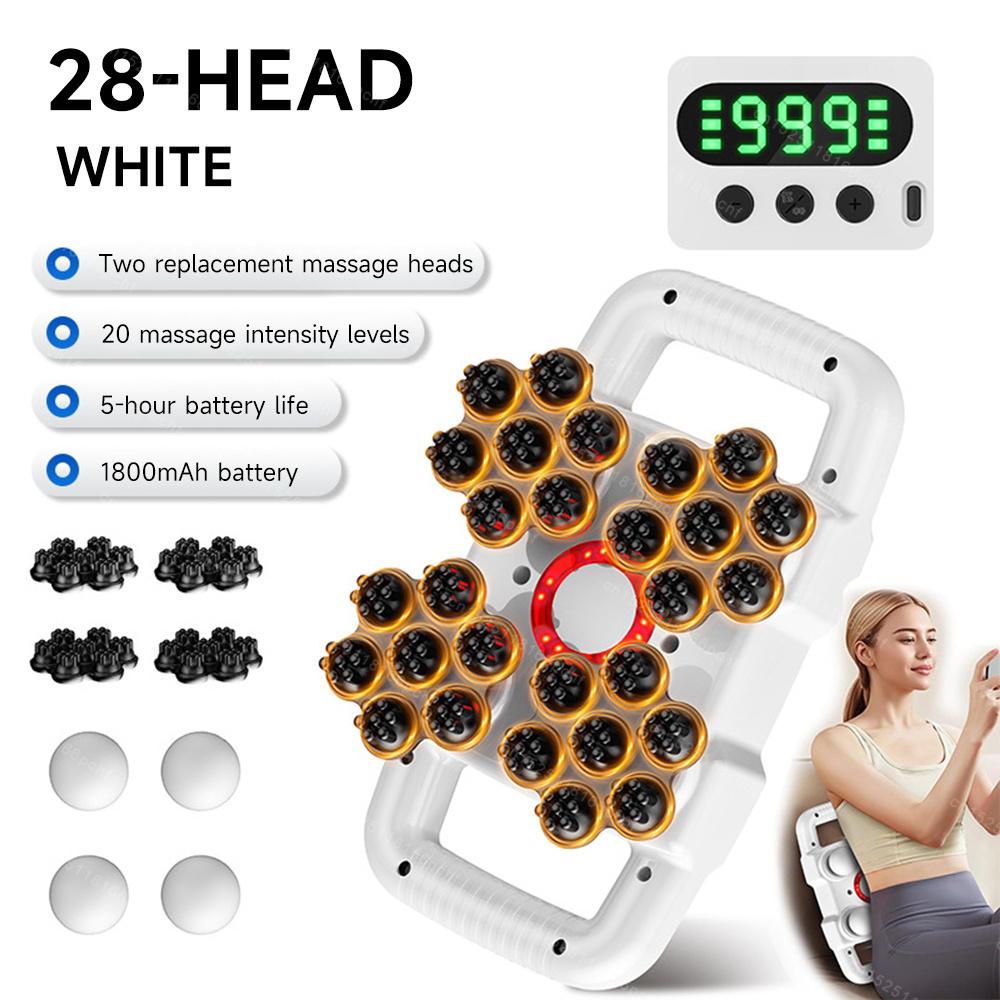 

Многоголовочный фасциальный пистолет Высокочастотная вибрация Горячий компресс Массажный пистолет Тело Спина Плечо Мышечная болезненность Расслабляющий массажный инструмент