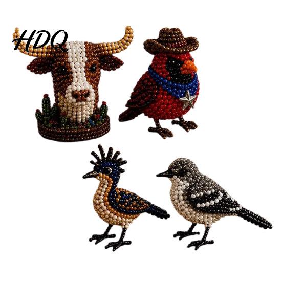 3D Beaded Animal Craft DIY Kit Handmade Beading Embroidery Making Set for A