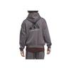 Adidas Basketball Ss25 Logo Comfortable Casual Hoodie, Unisex Basketball Streetwear Hoodies Charcoal Gray JL6873