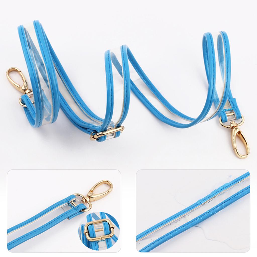 Crossbody Handle Fashionable Strap Long Shoulder Belt Long PVC Strap Comfortable Bag Handle for DIY Customization