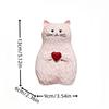 1PC Home Decor Funny Cat Shape Exquisite Ornaments Cat Lover Gifts Vase Small Sculpture Flower Pot Multifunctional 13x6x9cm