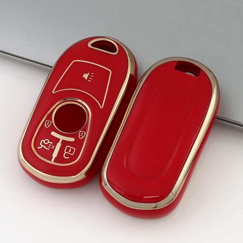 Buick Envision Key Cover for Encore GX, Regal, LaCrosse, GL68 - Decorative Car Bag Shell with Buckle