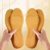 4/2Pcs Winter Fur Self Heating Insoles Foot Thermal Thicken Insole Memory Foam Shoe Pads Warm Sports Shoes Inserts for Women Men
