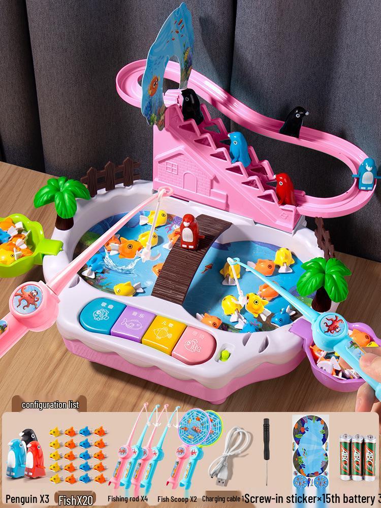 Magnetic Fishing Educational Toy for Children Ages 1-5