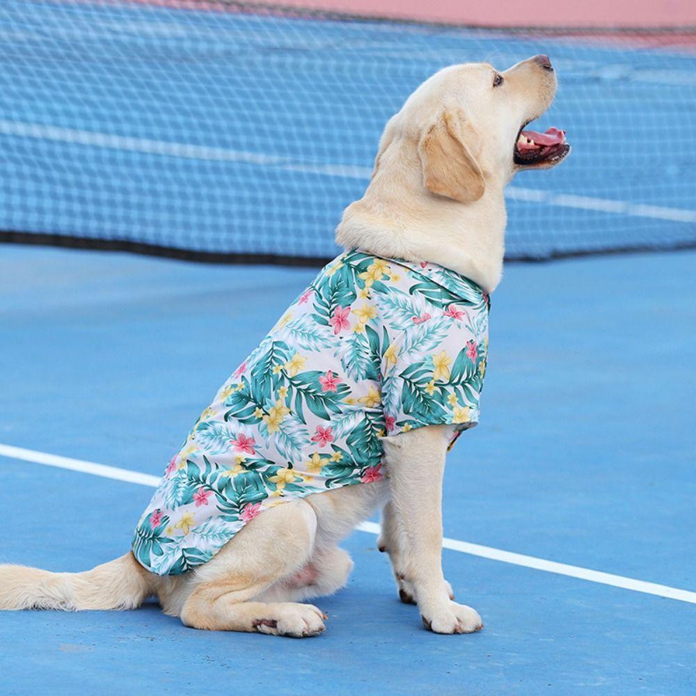 Comfortable Dog Hawaiian Shirts Hawaii Style Shirt for Dogs High Quality Pet T-shirts  Dogs