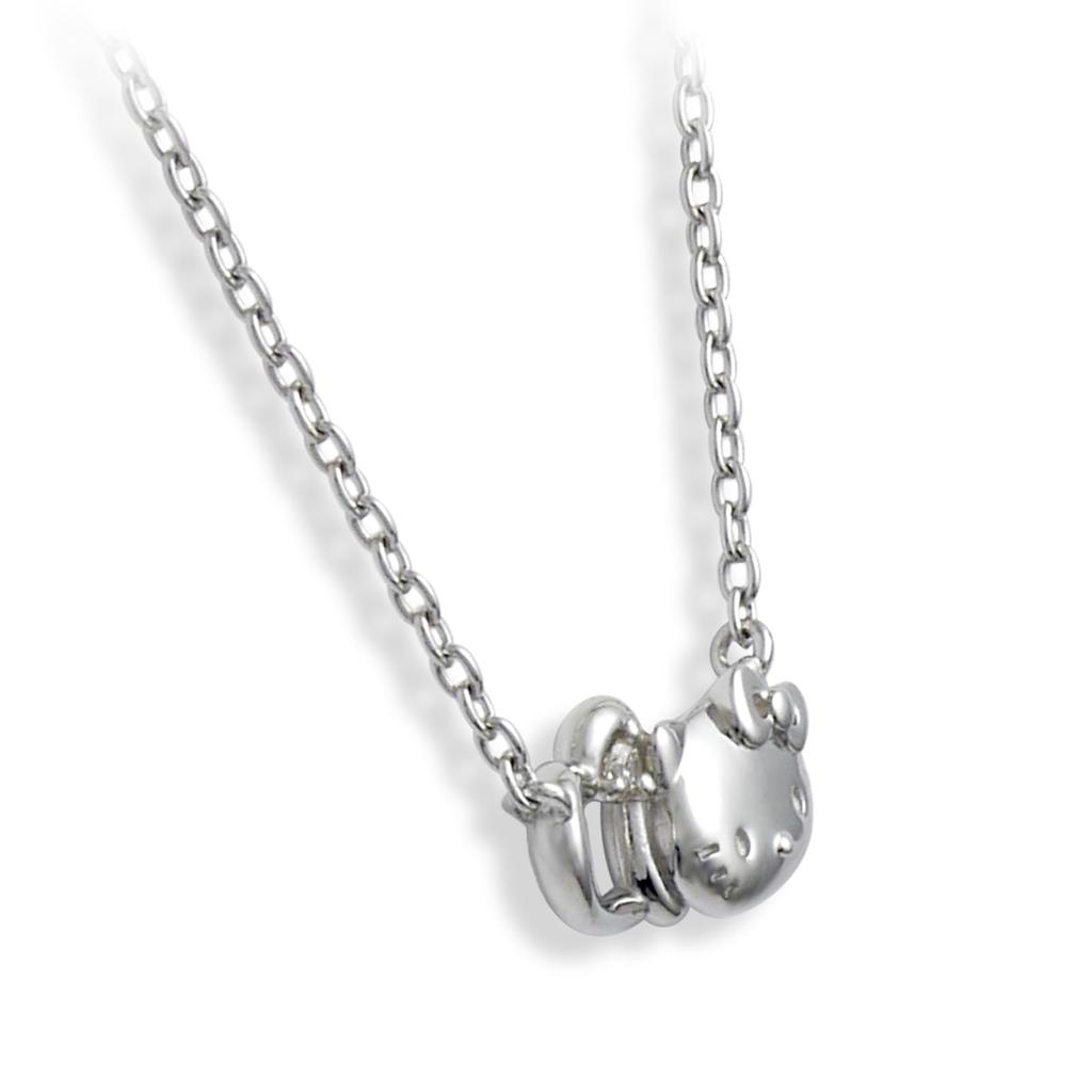 Sanrio Hello Kitty Petite Heart Necklace Pink Gold Accessory Made in Japan