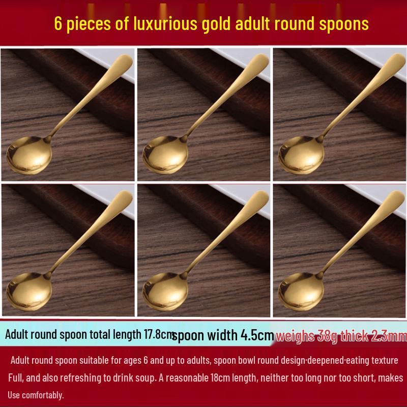 Qiwei Stainless Steel Soup Spoon