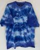 90’s Churinga Bottlenose Dolphins T-shirt Tie Dye Blue Australia Vintage Size XL