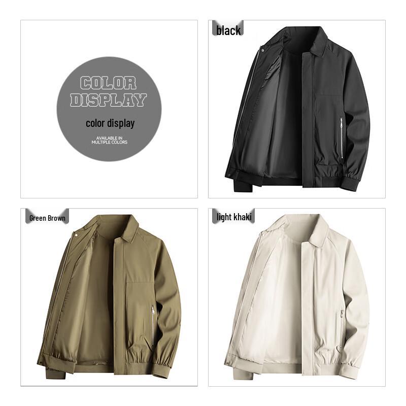 ROMON Men's Autumn Business Casual Workwear Jacket