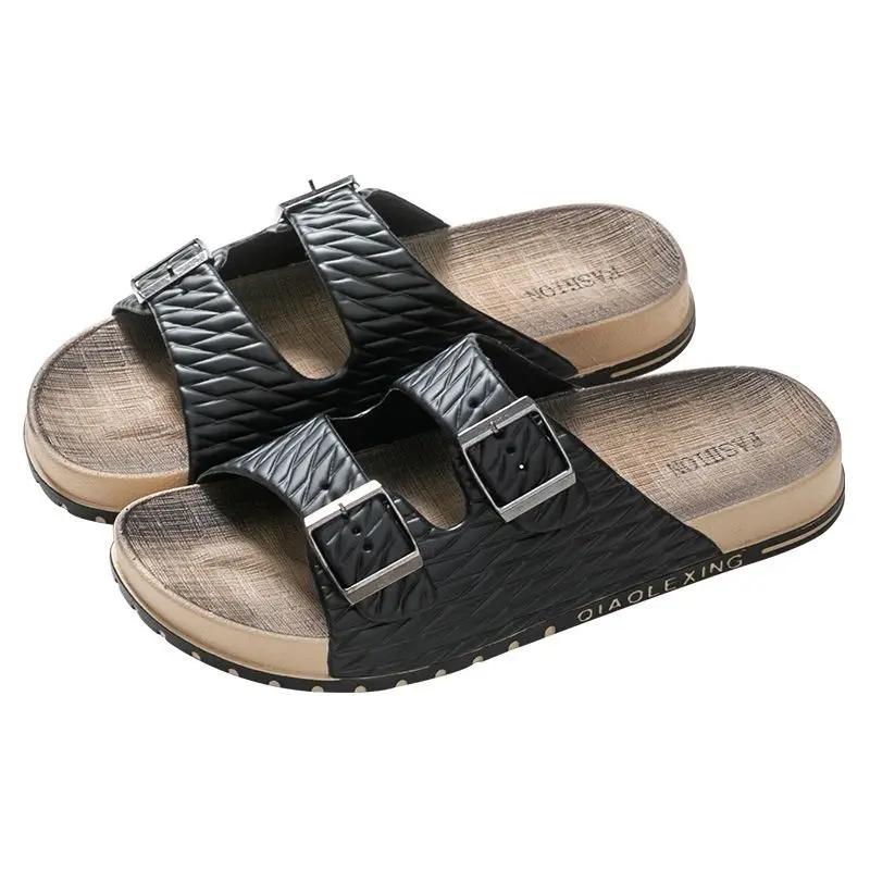 Soft Platform Sabot Pvc Male Slipper Beach Men's Shoe Slides Mascullino Elegant Low Price 2025 Cheap Shoes Liquidation