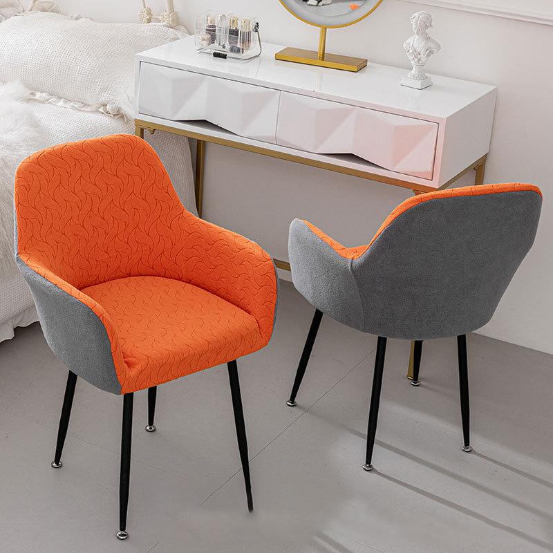 Makeup Chair Cover High Armrest Chair Cover All-Inclusive 4Season Universal NailSalon Chair Cover Stretch Dining Chair Slipcover