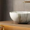 36cm Washbasin with Stone Structure, without Cabinet, without Faucet, White