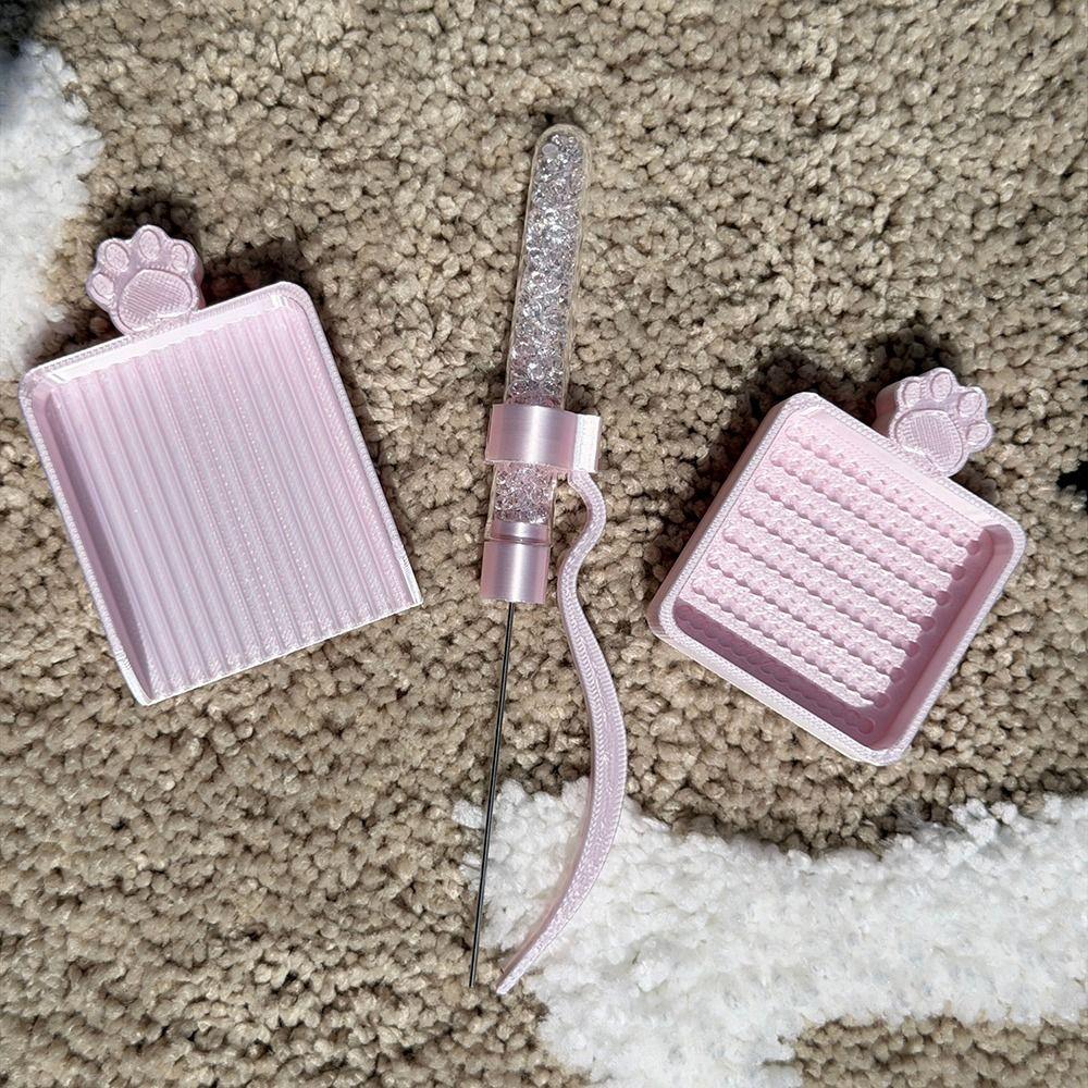 3PCS Cat's Paw Fuse Bead Pen Set DIY Collage Bead Tool New Bead Pick Pen