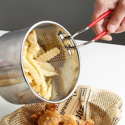 304 Stainless Steel Fry Basket and Noodle Colander