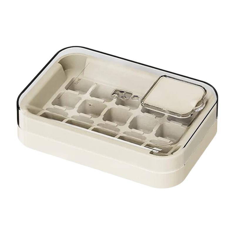15 Grid Plastic Ice Mould for Summer Drinks Reusable Fast Freeze Ice Mold with Lid, Perfect for Cocktails Beverage Cooling Party