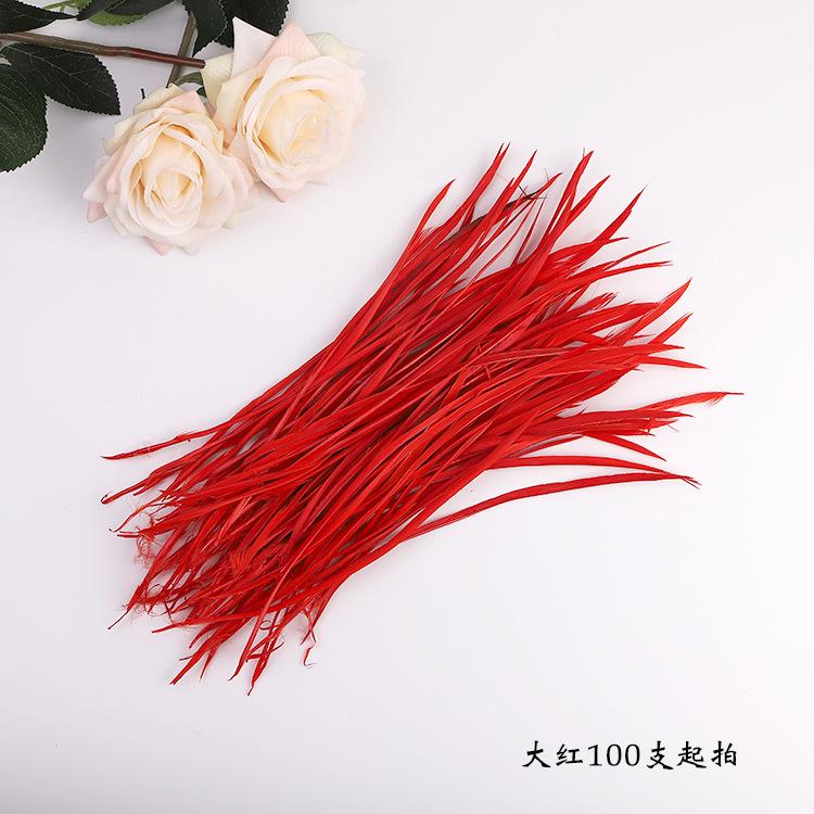 50Pcs Various Colors 12-20Cm High Quality Goose Feather Torn Unilateral, Colored Feathers, Feather Products