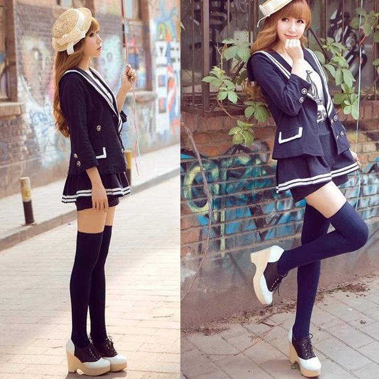 18 Kleuren Dames Nylon Dijhoog Schoolmeisje Mat Zwart Kousen Halloween Cosplay Kostuum Feest Accessoire Dropshipping