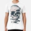 Glitch Skull Mono  S To 5XL Made In the AU/USA T-Shirt