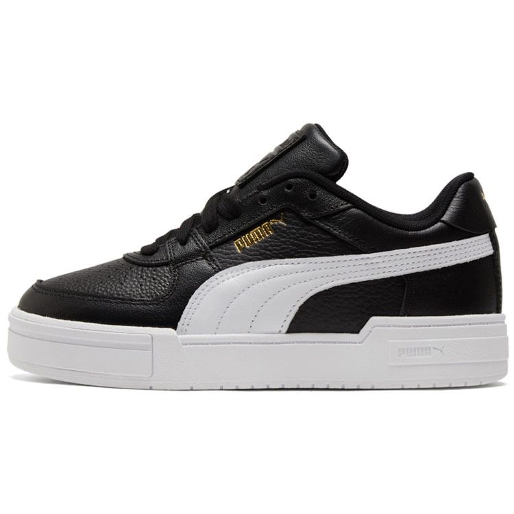 Puma Ca Pro Classic Comfortable Durable Low-Top Sneakers Unisex Sneakers Black White Gold 380190-05