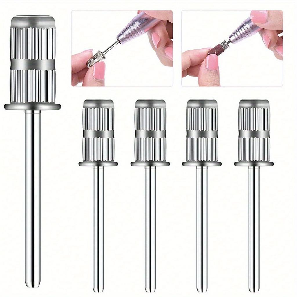Ft 3/32 Inch Nail Drill Bits Mandrels for Electric File Nail Sanders Manicure Pedicures Home Salon
