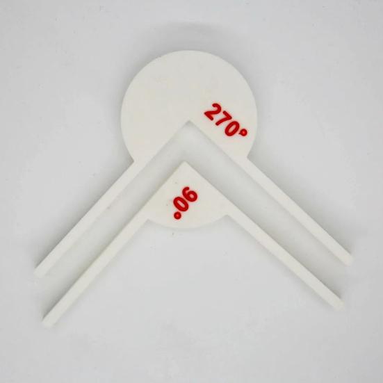 2/5Pcs Geometric Ornaments Teaching Auxiliary Props 30-45-60-180 Degrees Improve Skills Science Education Cognition Teaching Model