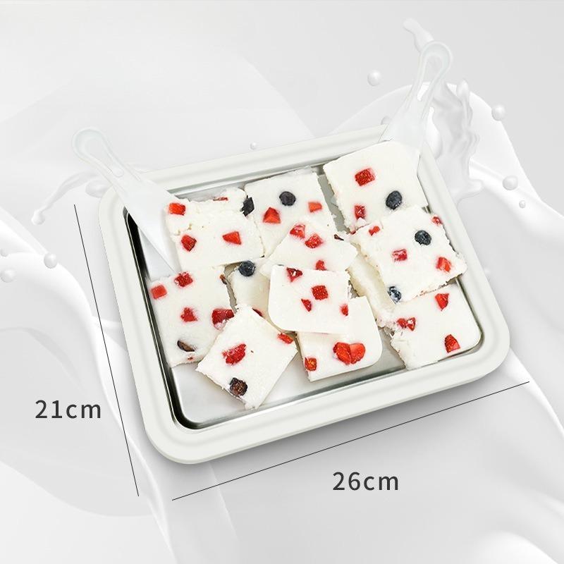 Household Mini Ice Cream Maker Effortless Homemade Ice Cream Frozen Yogurt Desserts, Perfect for Family Kitchen Daily Use