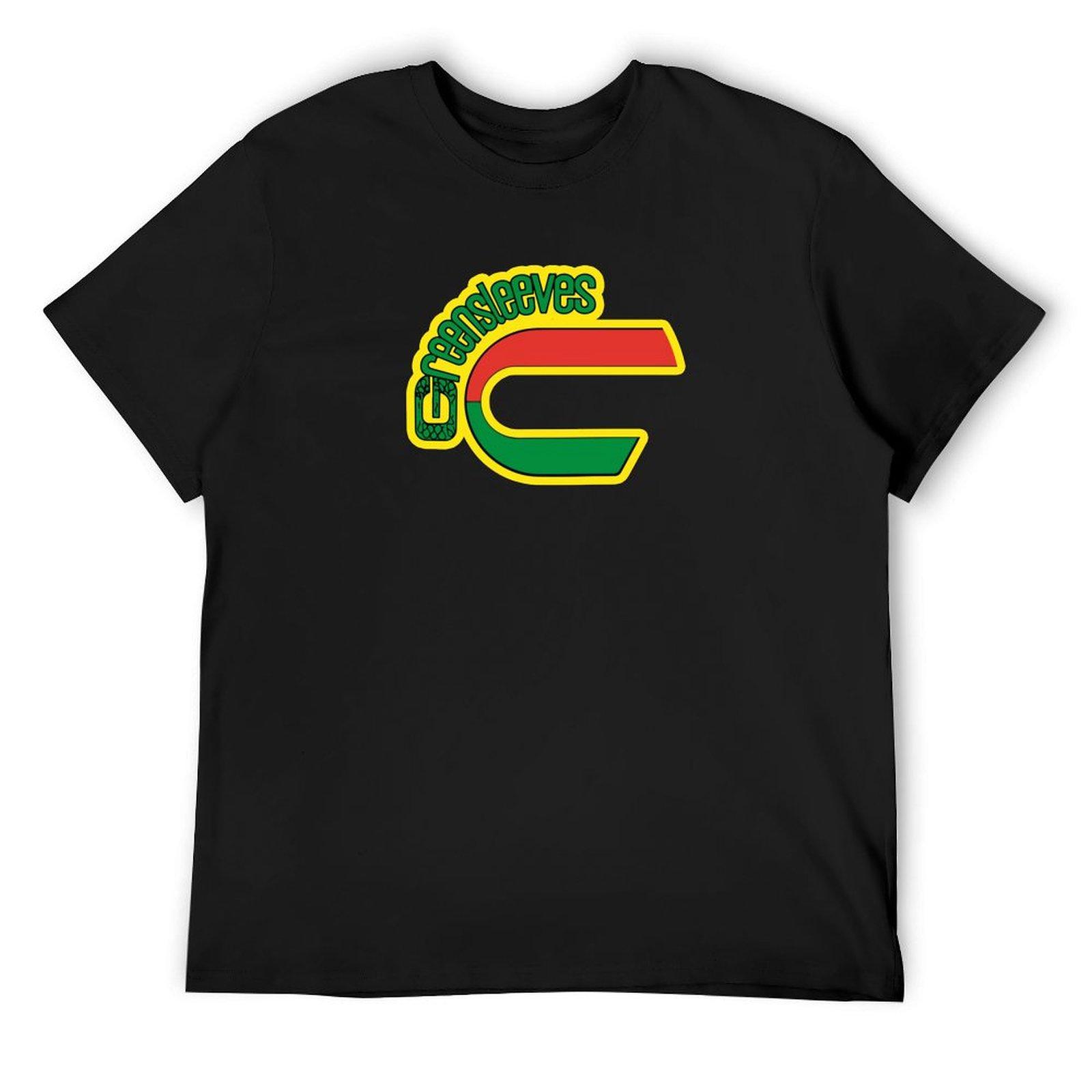 

Greensleeves Records - Reggae Music T-Shirt clothes anime figures anime Men s cotton t-shirt 4XL