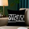 Luury Fashion D-diesElS Pillow Case Plush Fabric Soft Pillowcase Double Sided Print Sofa Cushion Cover ThrowL,(2)