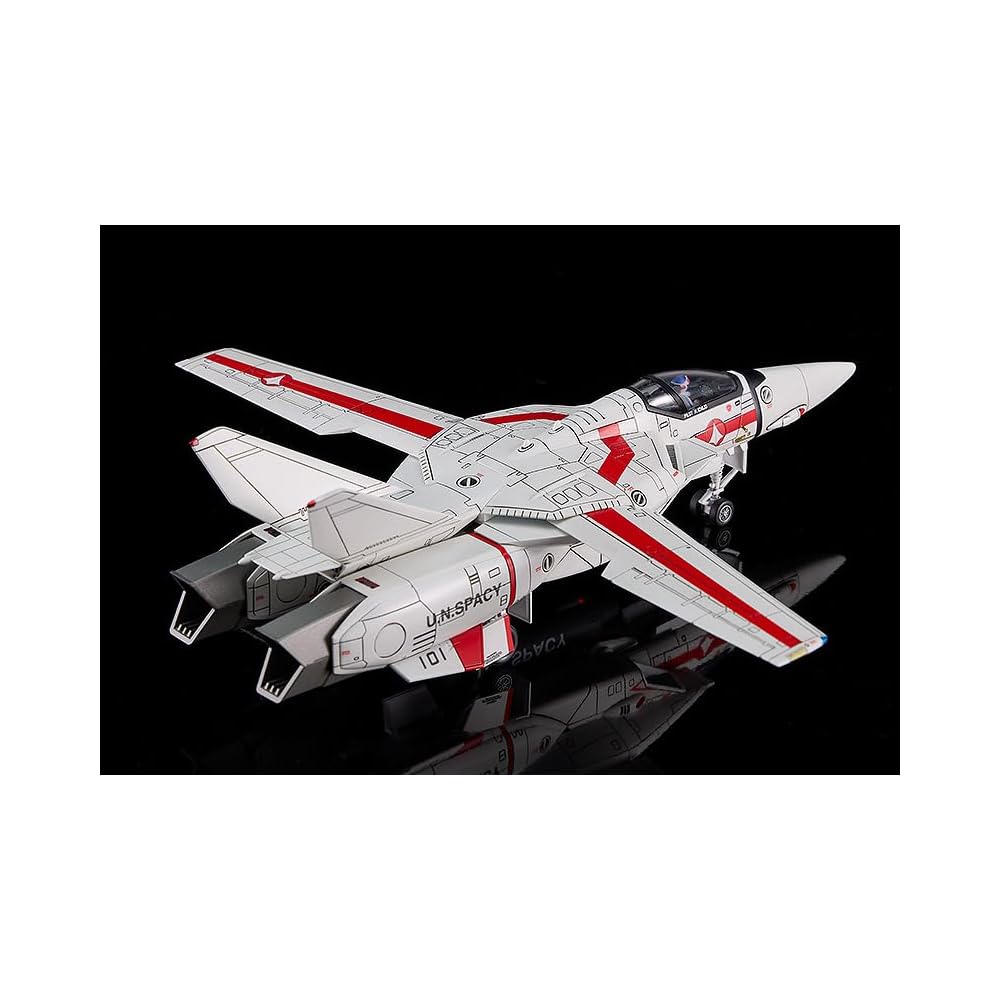 Plamax PX06 1/72 VF-1J Fighter Valkyrie Vermillion Squadron Model Kit Assembly Toy
