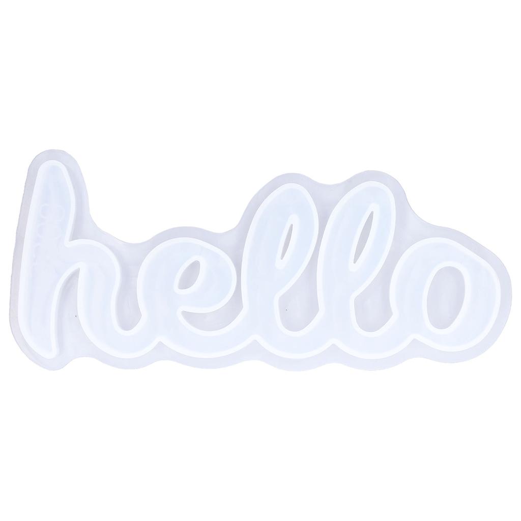 Silikonová forma DIY Anglické slovo Písmeno Křišťálová Epoxidová Zrcadlová Silikonová Forma Dekorace