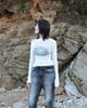 Tud Print Long Sleeve Ivory