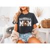 Baseball Mom T Shirt Sports Mothers Day Lover Season Family