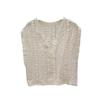 Fashion Simple V-neck Hollow Crochet Loose Versatile Undershirt Summer Tops Female Casual Summer Essential Comfort and Style Slim Fit Pullovers Tees