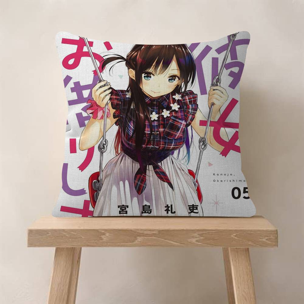Ichinose Chizuru Anime RentaGirlfriend Pillow Gift Home Office Decoration Pillow Bedroom Sofa Car Cushion CoverPillow Case