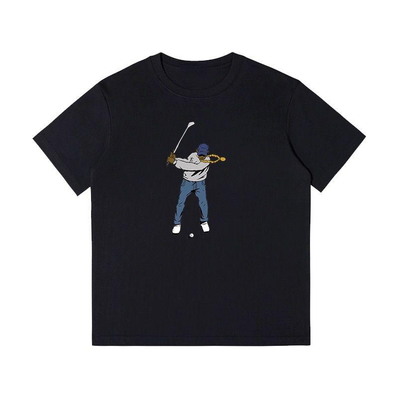 Hot Sale Men T-shirt Brand Short Sleeve Tshirt Clothing Designer Golf Tee Luxury Women Cotton T Shirt Summer High Quality Top