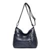 Women's 2021 Trendy Soft Leather Shoulder Bag - Large Capacity, All-Match, Middle-Aged Messenger Style
