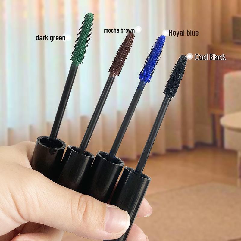 VERONNI 4D Waterproof Mascara with Curling, Thickening & Lengthening Silicone Brush