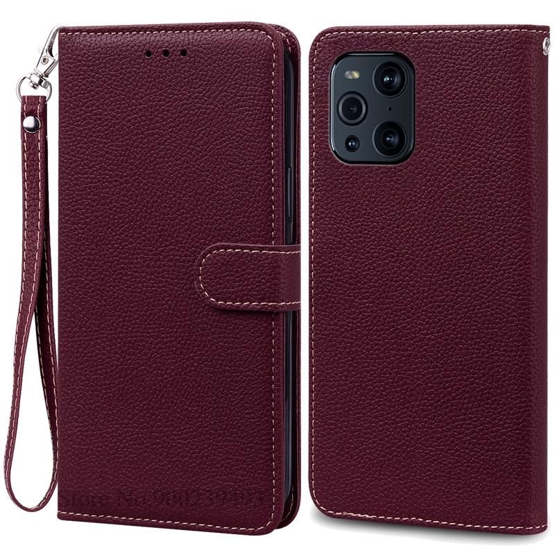 For OPPO Find X3 Pro Case Luxury Leather Flip Case For Oppo Find X3 Pro Wallet Cover Phone Case For Oppo Find X 3 Pro Case Funda