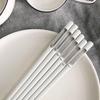 Ruhan White Silver Wheat Ear Chopsticks