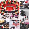 79 Pcs Casino Theme Party Decorations, Las Vegas Party Decorations Casino Birthday Party Decorations Supplies Include Backdrop, Balloon Garland Kit,