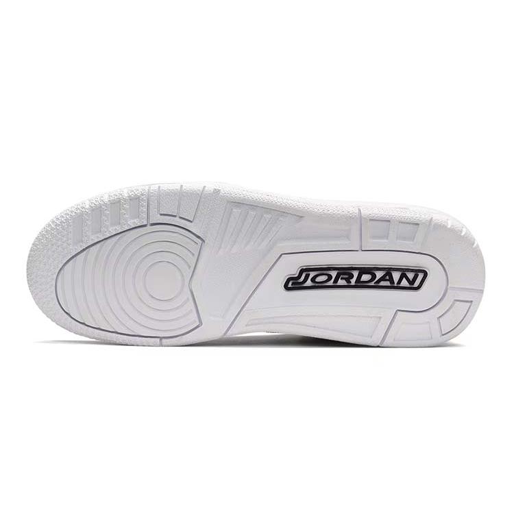 Jordan Courtside 23 Cushioning Slip Resistant Mid top Vintage Basketball Shoes Women's Gray Black AR1002-002(Team56-)