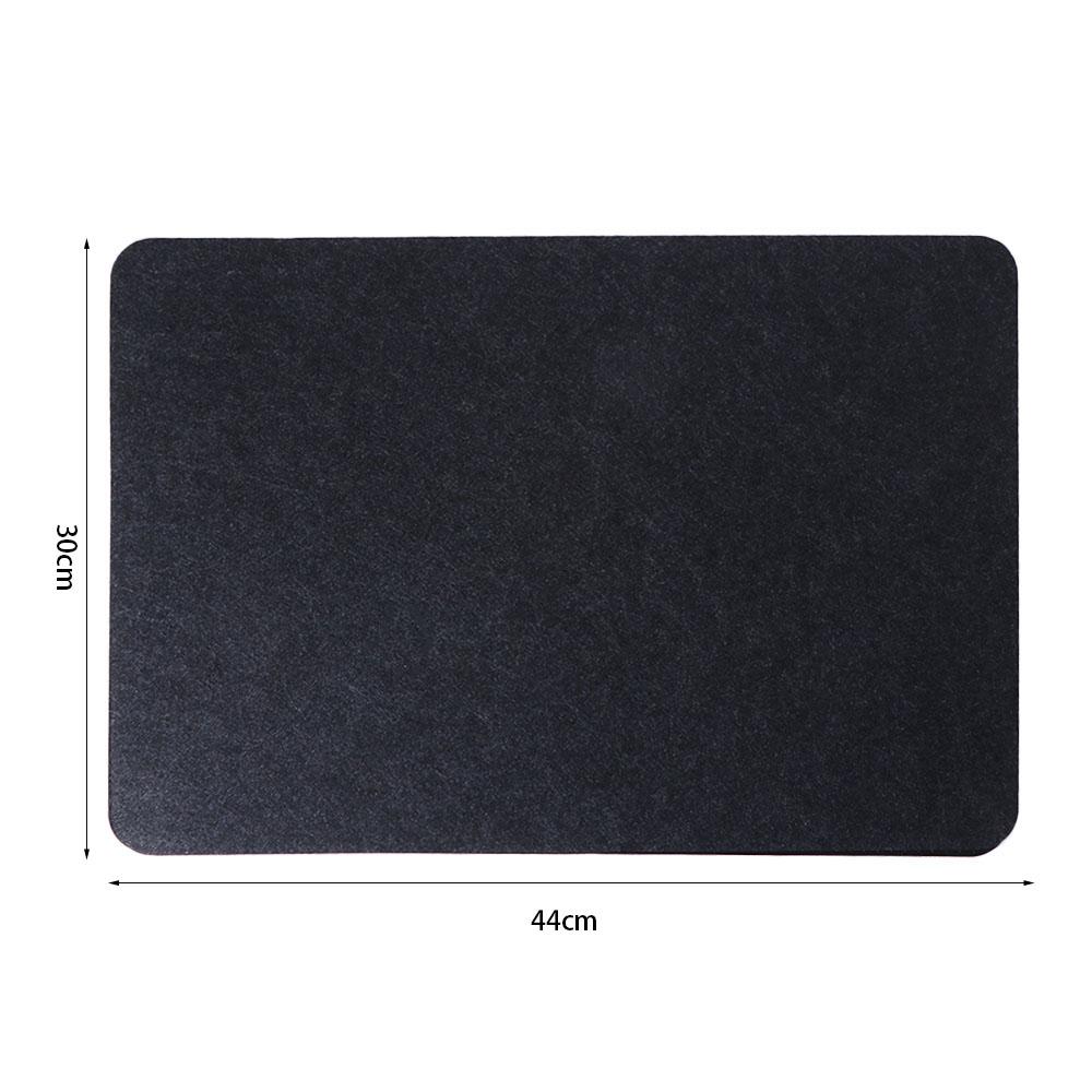 2 Stück Rutschfeste Heißluftfritteuse Hitzebeständige Unterlage Hitzedämmung Rechteck Kaffeemaschinenmatte Filz Silikonoberfläche