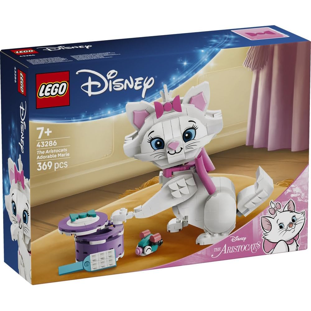 LEGO Disney Stylish Cat Cute Marie Building Blocks Toy for Kids Age 7-9