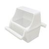 Hanging Bird Feeders for Cage Plastic Food Container with Perch for Parakeets