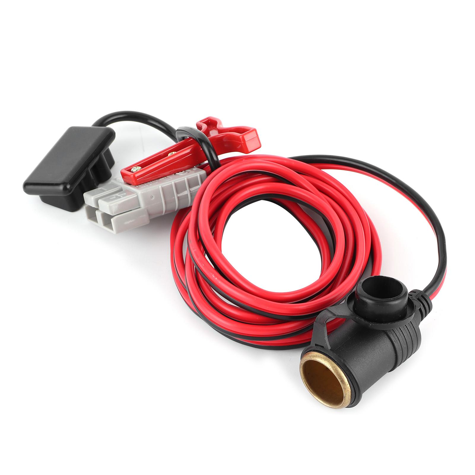 

2 м Кабель прикуривателя к аккумулятору 12–24 В Модификация автомобиля для дома на колесах, прицепа, автодома